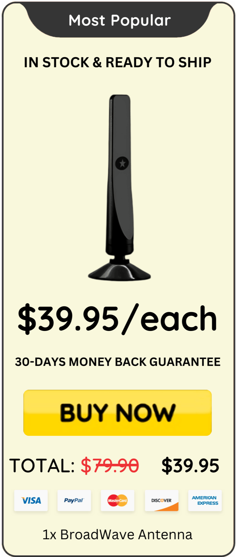 BroadWave Antenna Price